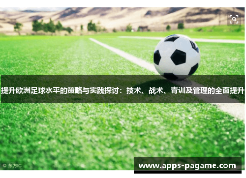 提升欧洲足球水平的策略与实践探讨：技术、战术、青训及管理的全面提升